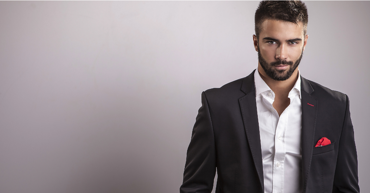 how to wear black suit